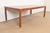 John Widdicomb Milo Baughman Style Mid-Century Modern Burl Wood Parsons Dining Table or Executive Desk, Newly Refinished For Sale - Image 4 of 13