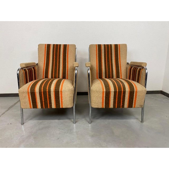 Mid-Century Modern Armchairs by Joszef Peresztegi, 1970s, Set of 2 For Sale - Image 4 of 11