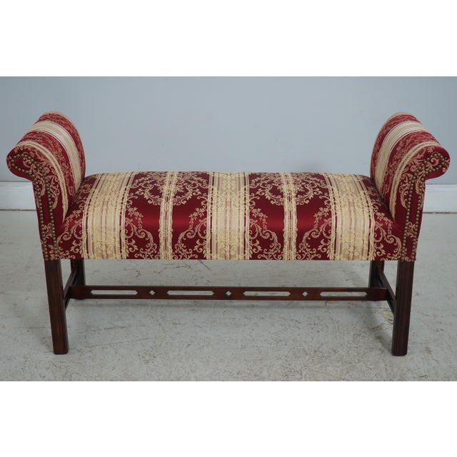 Age: Approx: 20 Years Old Details: Nice Rolled Arms Quality Construction 18 C. Design Chippendale Style Traditional Style...