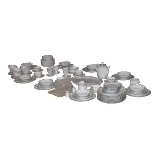 1930s Arzberg Art Deco Full Dinnerware Set - 109 Pieces For Sale