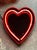 Glass Vintage Neon Heart For Sale - Image 7 of 12