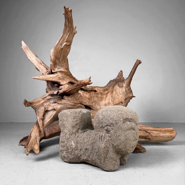 Japanese Koboku Root Wood Sculpture, 1960s For Sale - Image 10 of 13