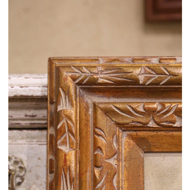 Green Mid 20th Century Pair of Mid-Century French Vertical Landscapes Oil Paintings Barbizon Style, Framed For Sale - Image 8 of 17