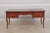 Age: 60 Years Old Details: French Regency Gold Embossed Leather Felt Lined Drawers Hand Painted Red Lacquered Nicely...