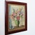 English Vintage Framed Floral Still-Life Painting For Sale - Image 9 of 11