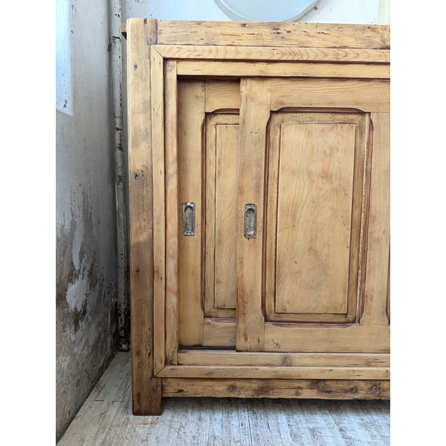 Vintage Sliding Door Sideboard, 1950s For Sale - Image 14 of 18