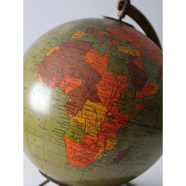 Mid-Century Modern Replogle Illuminated Globe Circa 1949 For Sale - Image 3 of 13