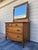 Antique American Tiger Oak Bow-Front Dresser With a Removable Beveled Swivel Mirror by A.H. Heilman & Company For Sale - Image 9 of 11
