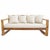 2020s Outdoor Modern Teak Club Bench For Sale - Image 5 of 5