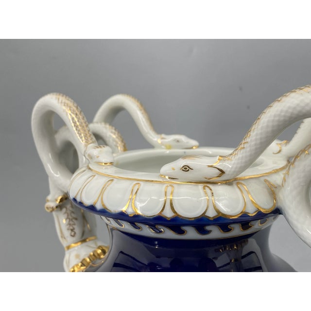 Ceramic Vase by Ernst August Leuteritz for Meissen Porcelain, 1860 For Sale - Image 7 of 14