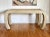 Postmodern Late 20th Century Pencil Reed Console Entry Table in Style of Karl Springer For Sale - Image 3 of 9