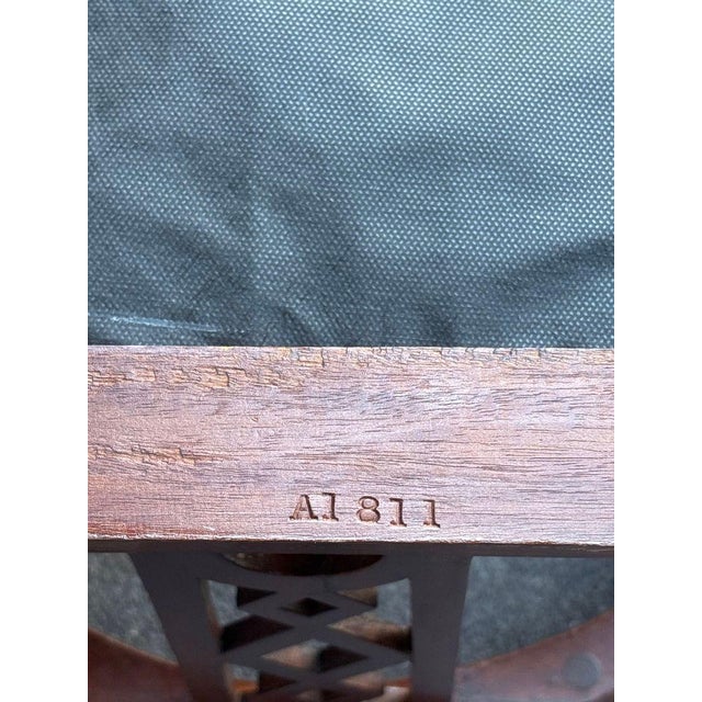 Antique Edwardian Sheraton Revival Inlaid Mahogany Corner Chair, Circa 1900 For Sale - Image 18 of 18