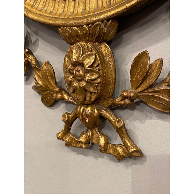 George III Oval Giltwood Mirror, 18th Century For Sale - Image 12 of 12