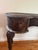 Vintage Ornately Carved Wood Console Table With Basket-Weave Detailing For Sale In Los Angeles - Image 6 of 10