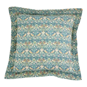 Outdoor Cushion Made With Liberty Fabric Strawberry Thief