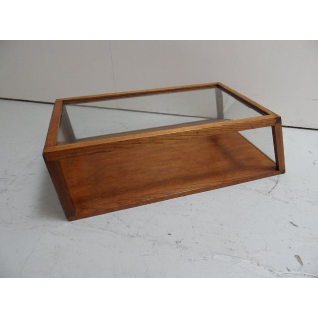 1920s Vintage Oak Bakery Display Cabinet, 1920s For Sale - Image 5 of 8