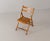 Vintage Italian Folding Chair in Light Wood, 1950s For Sale - Image 6 of 6