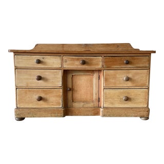 1920s Victorian Pine Sideboard For Sale