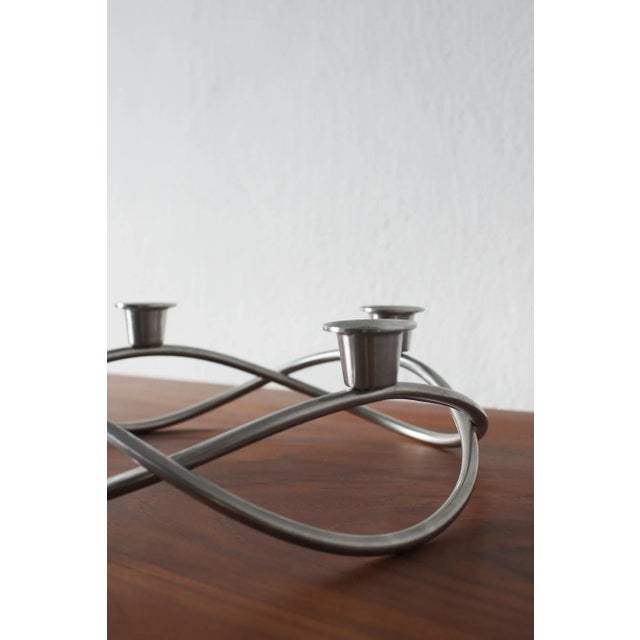 Vintage Candleholder Season Design Maria Berntsen for Georg Jensen For Sale - Image 4 of 6