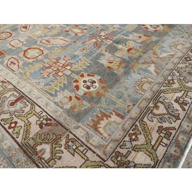 Gray Galerie Shabab Collection Mid-20th Century Persian Malayer Rug For Sale - Image 8 of 9