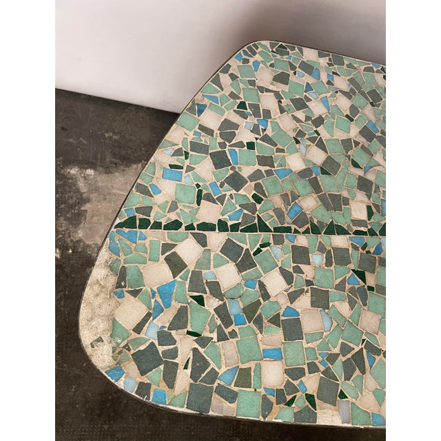 1950s Vintage Mosaic Coffee Table, 1950s For Sale - Image 5 of 8