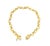 Mid 20th Century Chanel 18k Yellow Gold Bracelet Iconic C Logo Links 7" For Sale In Miami - Image 6 of 10