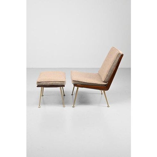 Three-Seater Sofa and Lounge Chair with Hocker by Hans Mitzlaff, Set of 3 For Sale - Image 6 of 18