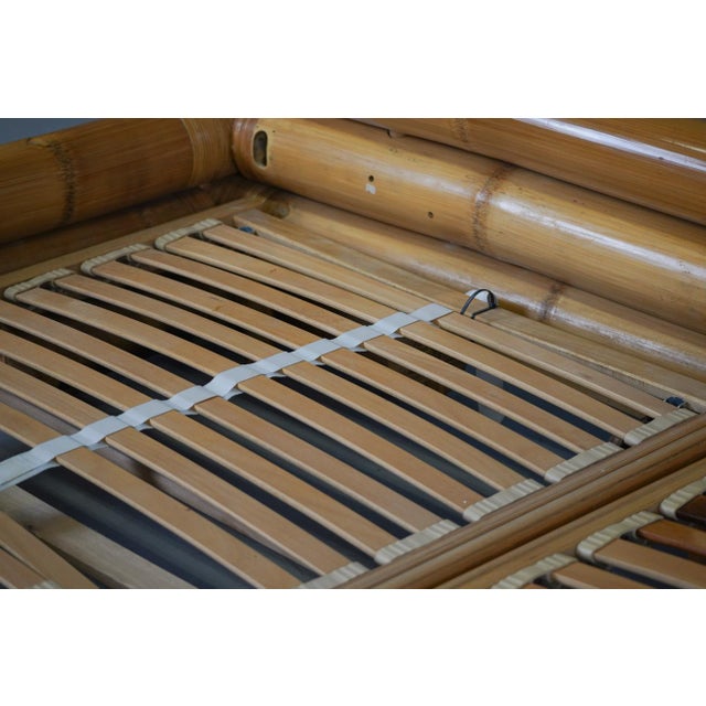Vintage Bamboo Bed Frame, Asia, 1990s For Sale - Image 10 of 11