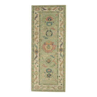 Turkish Oushak Rug 2'10" x 7' #20256 For Sale