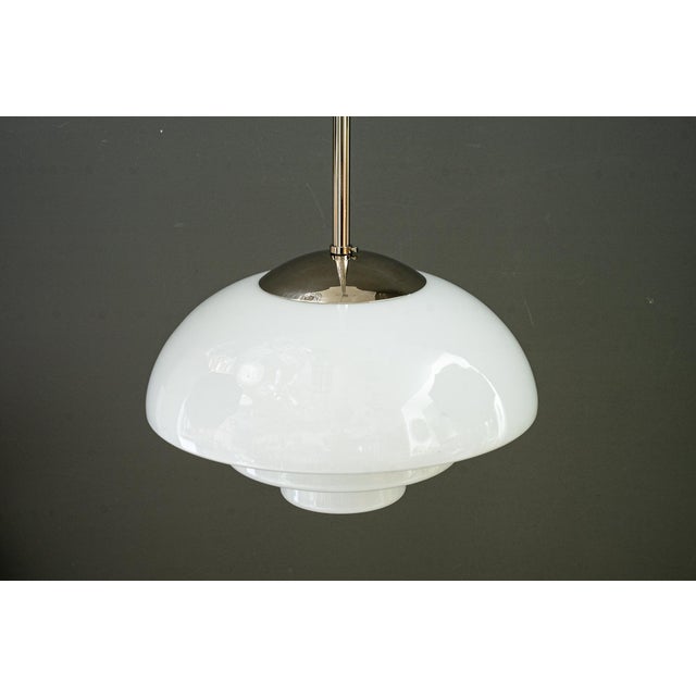 Bauhaus Nickel Pendant, Germany, 1930s For Sale - Image 9 of 14