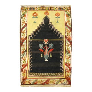19th Century Zabihi Collection Turkish Prayer Rug - 2'2" x 3'2" For Sale