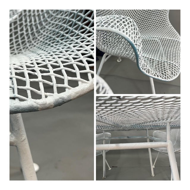 Mid Century Russell Woodard "Sculptura" 5 Piece Patio Set For Sale - Image 10 of 12