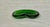 1960s Blenko art glass, free form kidney shaped bowl with vivid green textured glass. Straw-marks, bubbles present. Would...