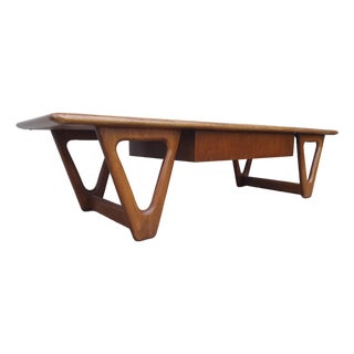 Restored Mid Century Modern Lane "Perception" Coffee Table For Sale