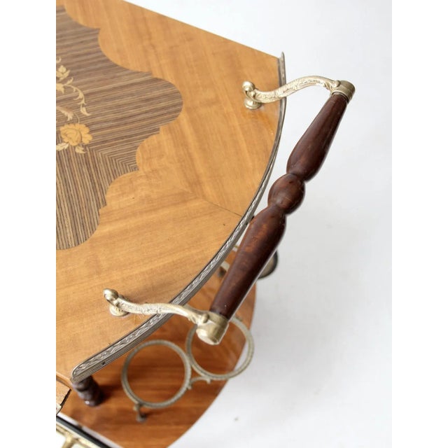Mid Century Italian Sorrento Specialities Bar Cart Set For Sale - Image 6 of 13