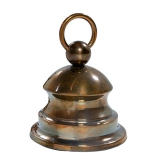 Mid-Century Modern Brass Doorstop by Luigi Caccia Dominioni for Azucena, 1950s For Sale