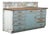 Vintage Industrial Work Counter For Sale