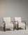 Cream 19th Century France Art Deco Cream Wood Armchair For Sale - Image 8 of 11