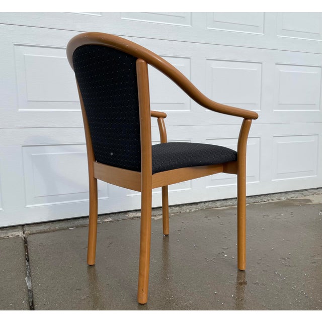 1990s Mid-Century Modern Accent Chair For Sale In Los Angeles - Image 6 of 8