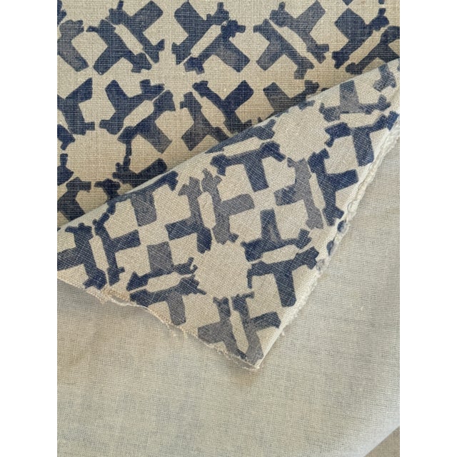 Peter Dunham Peter Dunham "Orcha" Backed Linen - 3 Yards For Sale - Image 4 of 6