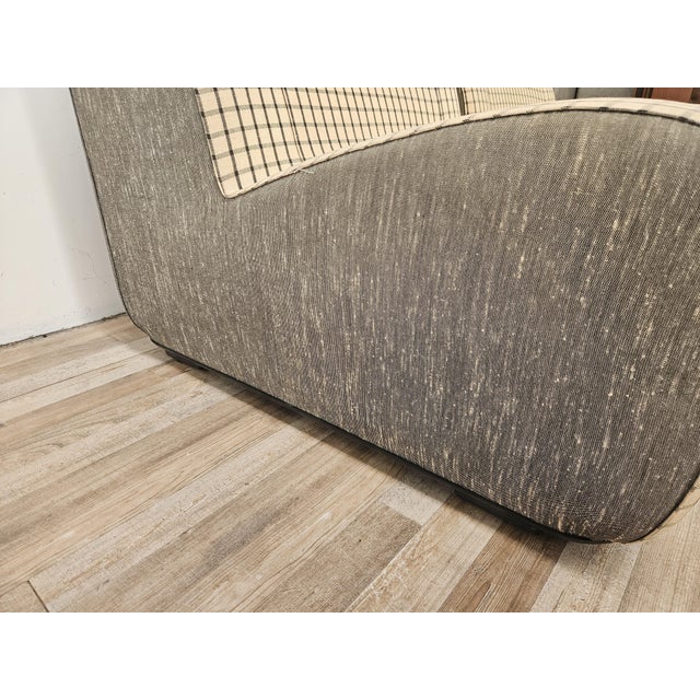 Modular Sofa in Checked Fabric, 1970, Set of 4 For Sale - Image 17 of 18