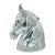 Vintage Equestrian Horse Head Champagne Ice Bucket Cooler Silverplate For Sale