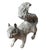 Bring a touch of woodland charm to your garden or home with this vintage cast iron squirrel statue. Masterfully crafted...