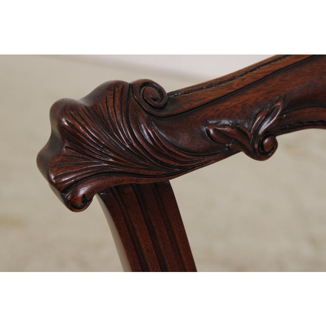 Set of 8 Kindel Chippendale Mahogany Dining Chairs For Sale - Image 9 of 18