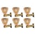 Rostrato Wall Lights in Blown Glass and Brass by Barovier & Toso, Italy, 1990s, Set of 6 For Sale - Image 10 of 10