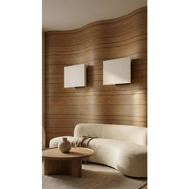 The medium-sized Accademia wall light, designed by Cini Boeri in 1978, is a wall-mounted reinterpretation of the popular...