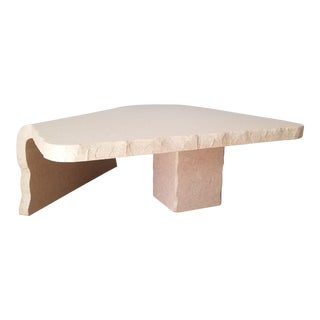 1980's Postmodern Freeform Laminate Coffee Table For Sale