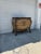 French Vintage Louis XV Style Floral Painted Bombe Chest of Drawers With Black Top For Sale - Image 3 of 12