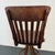 Wood 1920s Oak Craftsman Swivel Architect's Drafting Stool For Sale - Image 7 of 12