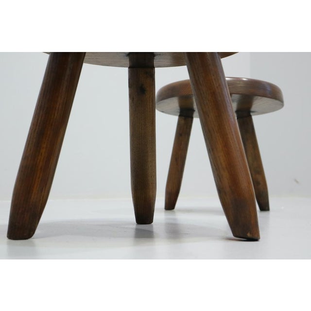 Vintage Low Stools by Charlotte Perriand, 1960s, Set of 2 For Sale - Image 9 of 14